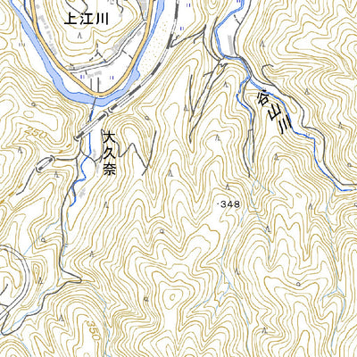 523345 勝山 （かつやま Katsuyama）, 地形図