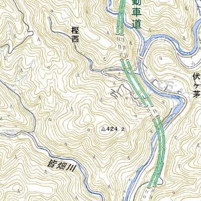523356 美作宮原 （みまさかみやばら Mimasakamiyabara）, 地形図