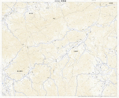 523361 阿毘縁 （あびれ Abire）, 地形図