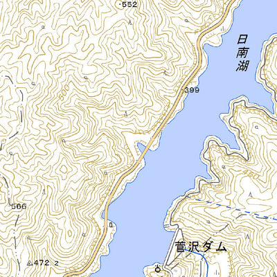 523362 印賀 （いんが Inga）, 地形図