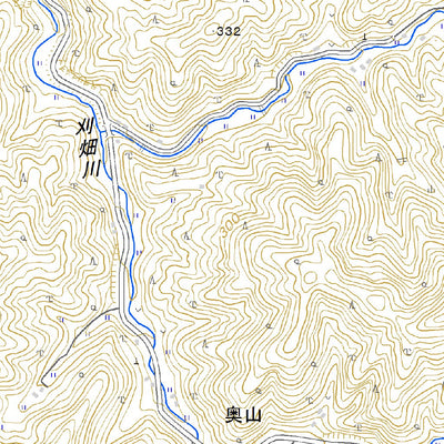 523370 上山佐 （かみやまさ Kamiyamasa）, 地形図
