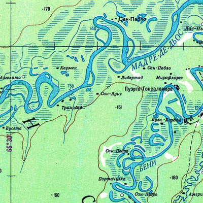 Soviet Genshtab - xc19-4 - Peru
