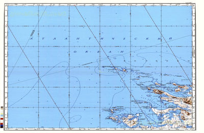 Soviet Genshtab - xm20-4 - Falkland Islands (Malvinas)
