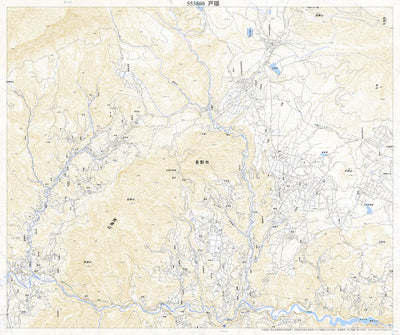 553800 戸隠 （とがくし Togakushi）, 地形図