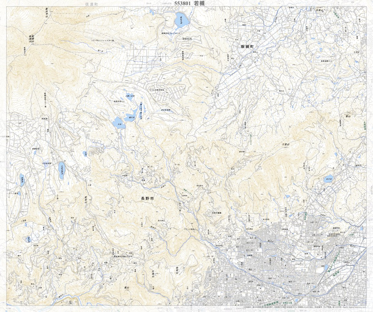 553801 若槻 （わかつき Wakatsuki）, 地形図 Map by Pacific Spatial 
