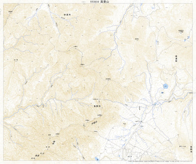 553810 高妻山 （たかつまやま Takatsumayama）, 地形図