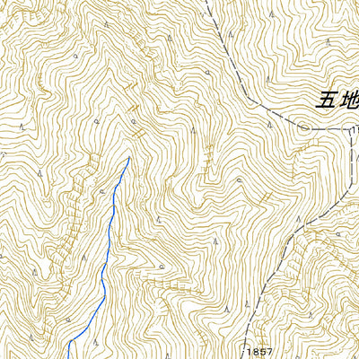 553810 高妻山 （たかつまやま Takatsumayama）, 地形図