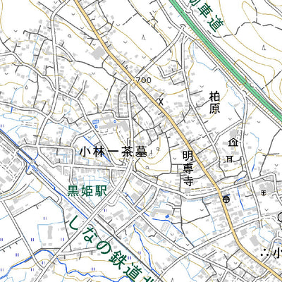 553811 信濃柏原 （しなのかしわばら Shinanokashiwabara）, 地形図