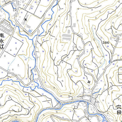 553812 替佐 （かえさ Kaesa）, 地形図