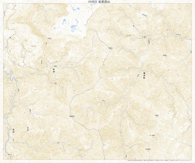 553815 佐武流山 （さぶりゅうやま Saburyuyama）, 地形図