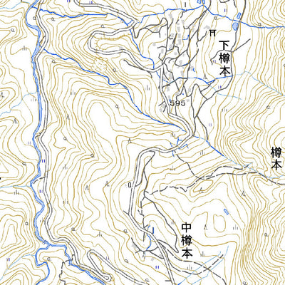553822 飯山 （いいやま Iiyama）, 地形図