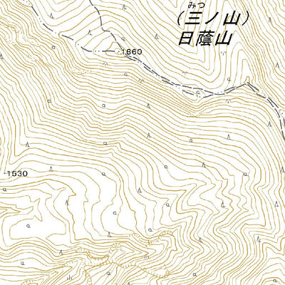 553825 苗場山 （なえばさん Naebasan）, 地形図