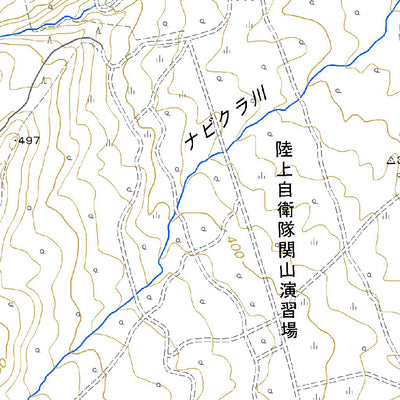 553831 関山 （せきやま Sekiyama）, 地形図