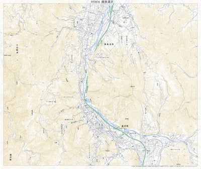 553836 越後湯沢 （えちごゆざわ Echigoyuzawa）, 地形図