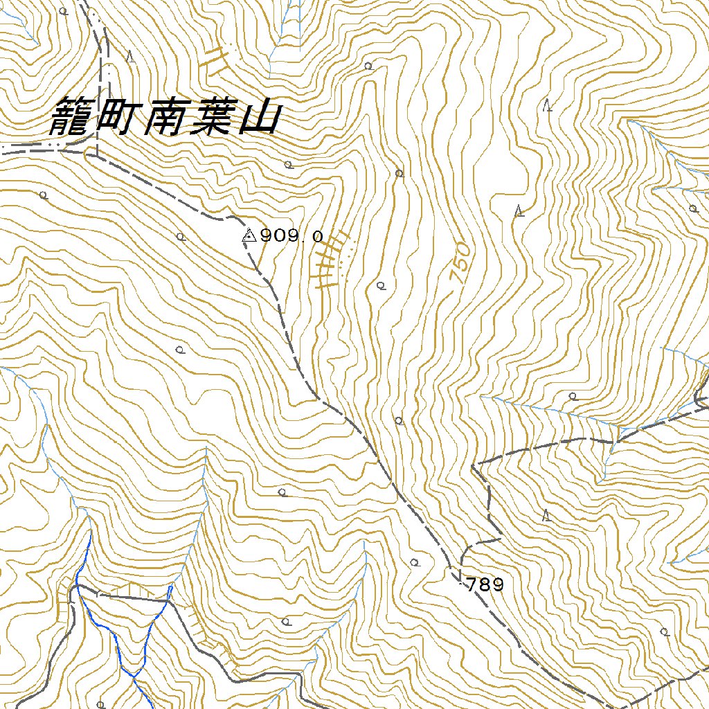 553841 重倉山 （しげくらやま Shigekurayama）, 地形図 Map by