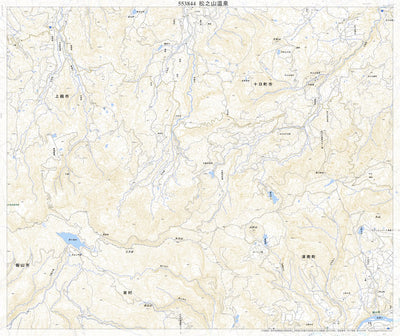 553844 松之山温泉 （まつのやまおんせん Matsunoyamaonsen）, 地形図