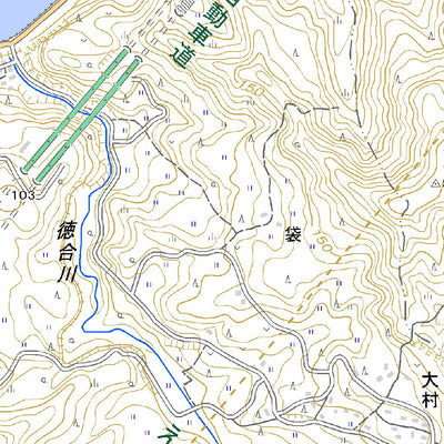 553850 名立大町 （なだちおおまち Nadachiomachi）, 地形図