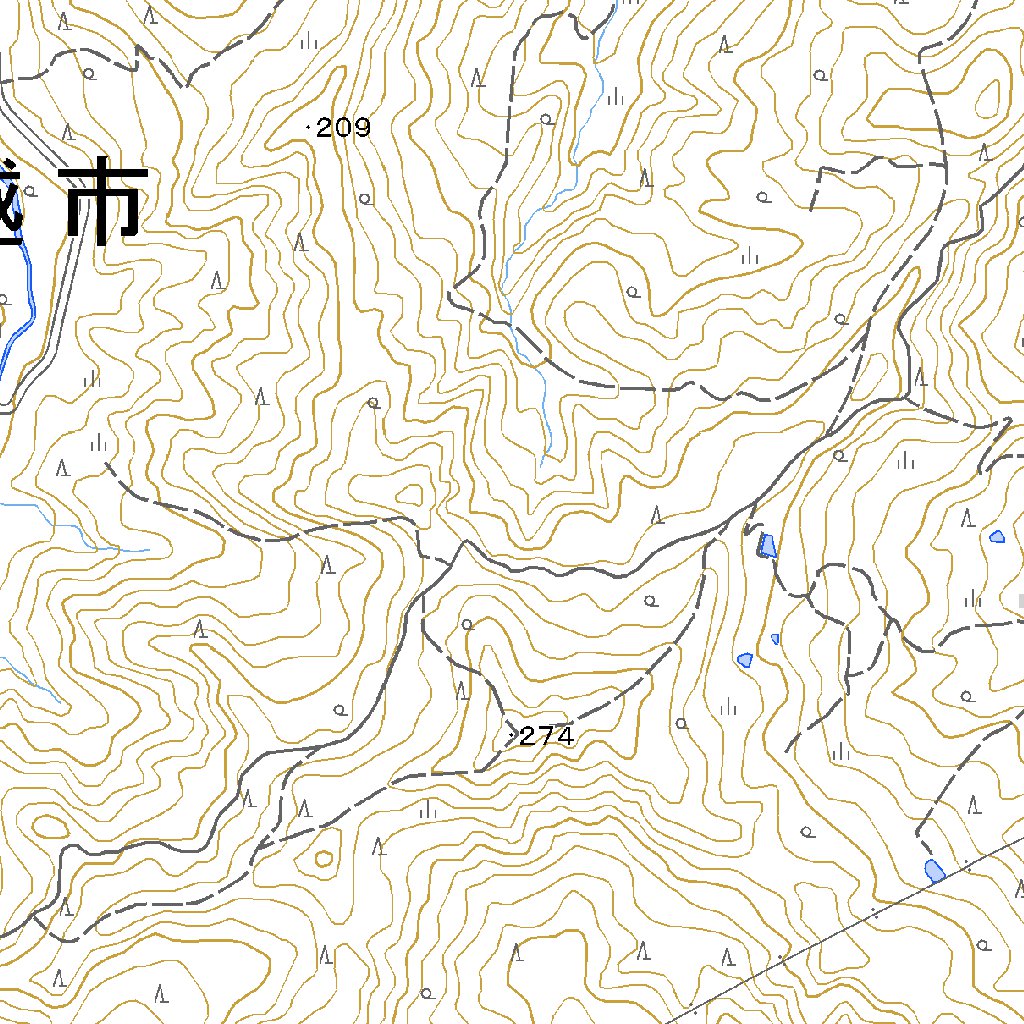 553851 高田西部 （たかだせいぶ Takadaseibu）, 地形図 Map by 