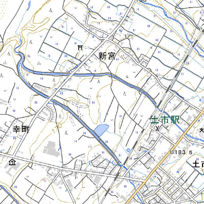 553855 千手 （せんじゅ Senju）, 地形図