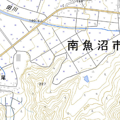 553857 五日町 （いつかまち Itsukamachi）, 地形図