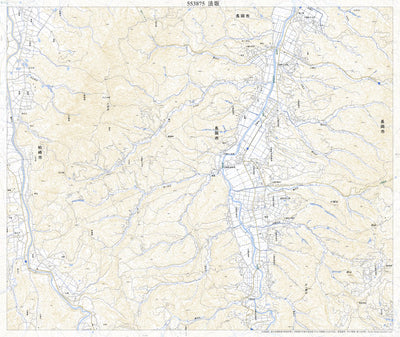 553875 法坂 （ほうざか Hozaka）, 地形図