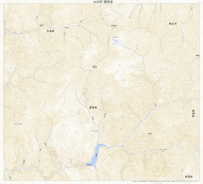 644205 幌尻岳 （ぽろしりだけ Poroshiridake）, 地形図