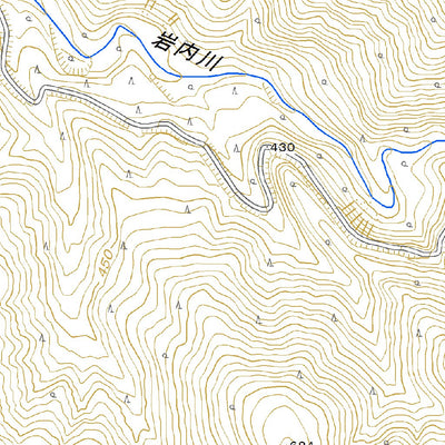 644213 三岩 （みついわ Mitsuiwa）, 地形図