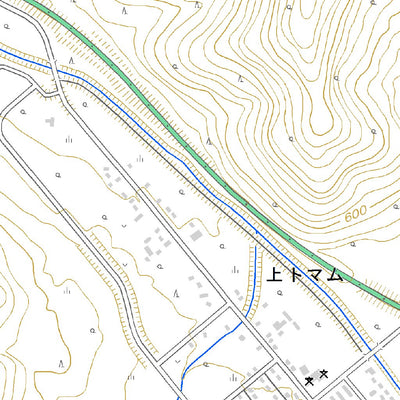 644245 上トマム （かみとまむ Kamitomamu）, 地形図