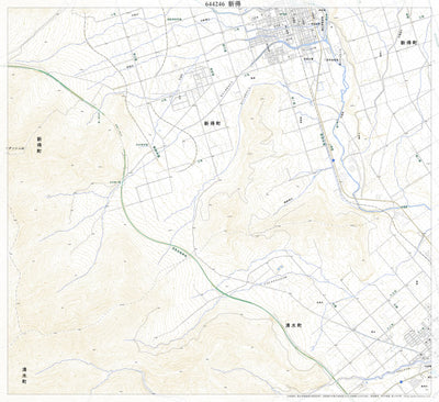 644246 新得 （しんとく Shintoku）, 地形図