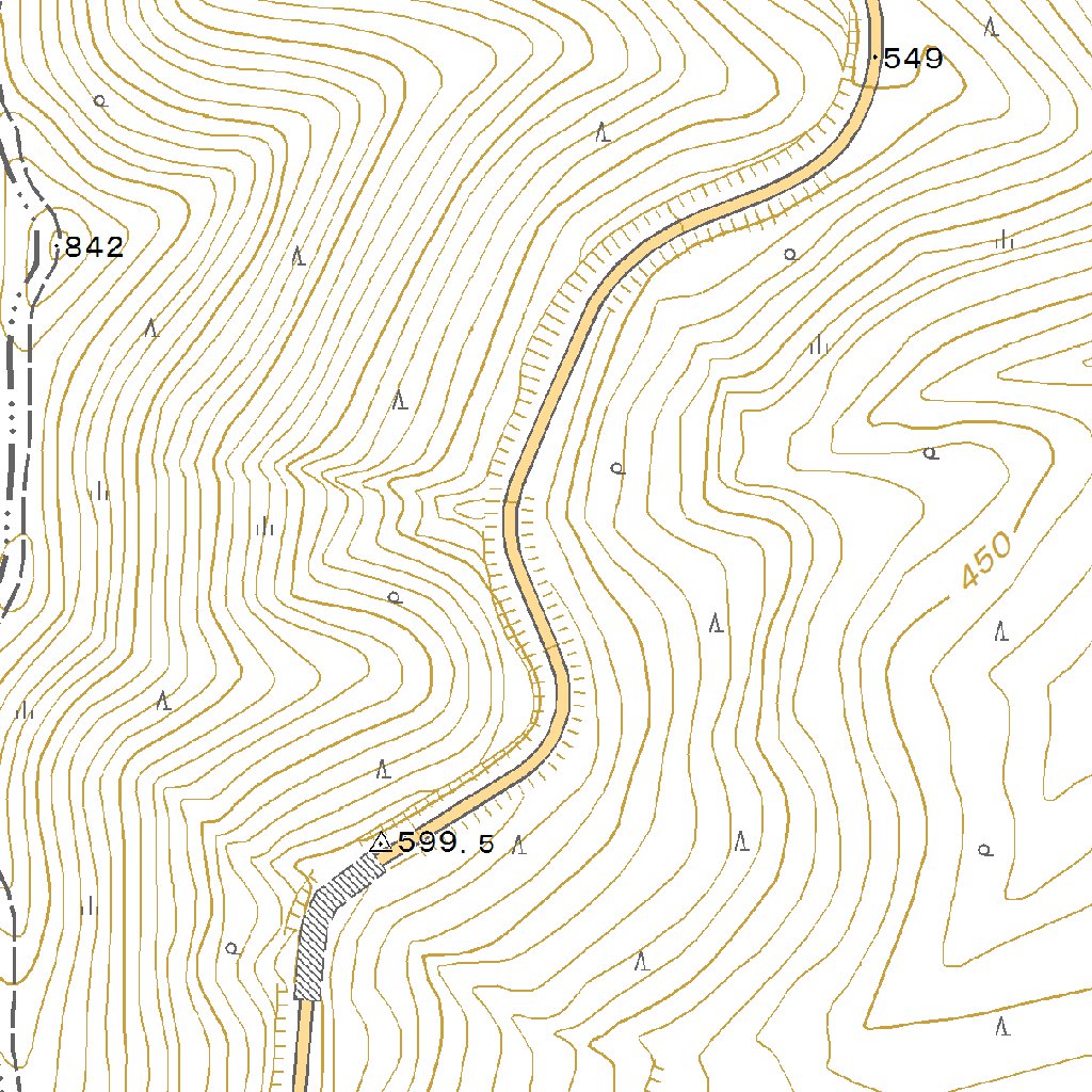 644256 狩勝峠 （かりかちとうげ Karikachitoge）, 地形図 Map by
