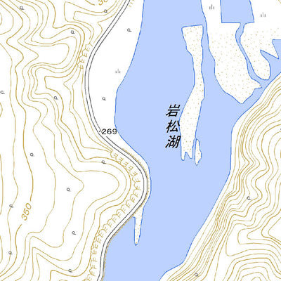 644267 岩松 （いわまつ Iwamatsu）, 地形図