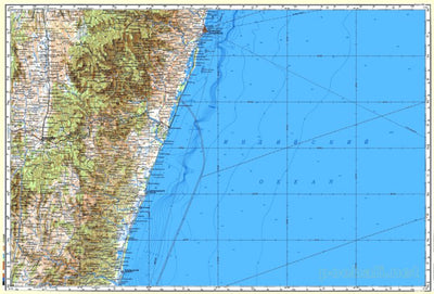 Soviet Genshtab - xe39-3 - Madagascar
