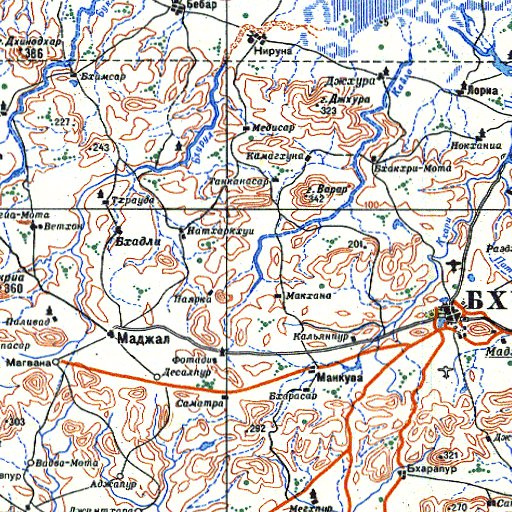 Soviet Genshtab - f42-2 - India Map by Avenza Systems Inc. | Avenza Maps