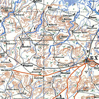 Soviet Genshtab - f42-2 - India