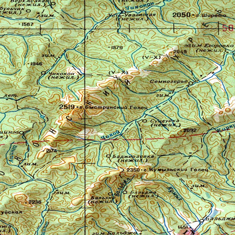 Map M49 Soviet Genshtab - m49 Map by Avenza Systems Inc. | Avenza Maps
