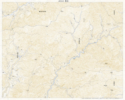 493113 見立 （みたて Mitate）, 地形図