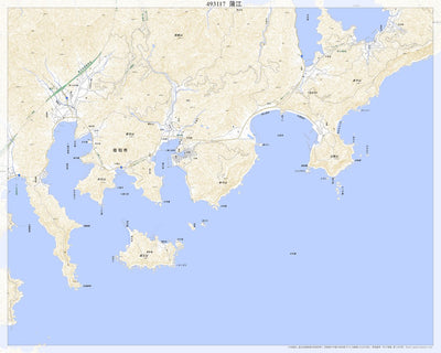 493117 蒲江 （かまえ Kamae）, 地形図