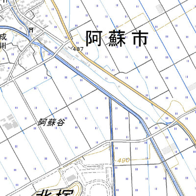 493130 坊中 （ぼうちゅう Bochu）, 地形図