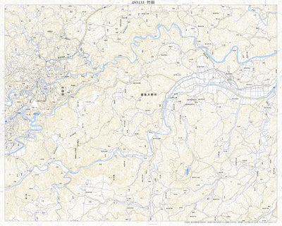 493133 竹田 （たけた Taketa）, 地形図
