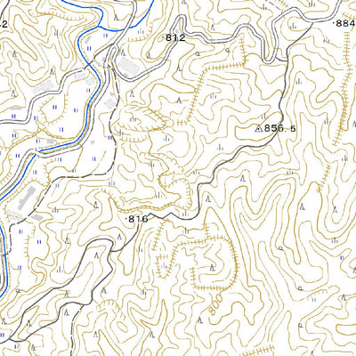 493141 久住山 （くじゅうさん Kujusan）, 地形図