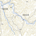 493141 久住山 （くじゅうさん Kujusan）, 地形図