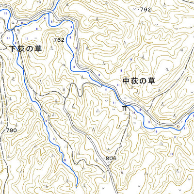 493141 久住山 （くじゅうさん Kujusan）, 地形図