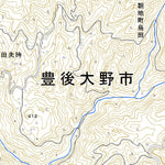493143 朝地 （あさじ Asaji）, 地形図
