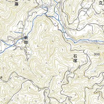 493154 野津原 （のづはる Nozuharu）, 地形図