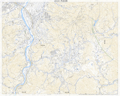493155 戸次本町 （へつぎほんまち Hetsugihommachi）, 地形図