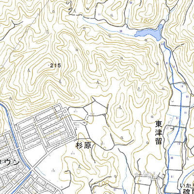 493155 戸次本町 （へつぎほんまち Hetsugihommachi）, 地形図