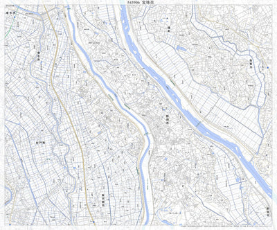 543906 宝珠花 （ほうしゅばな Hoshubana）, 地形図
