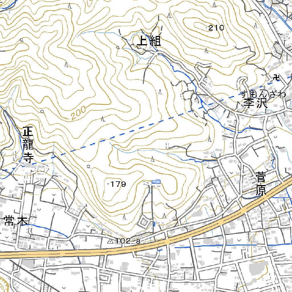 543911 寄居 （よりい Yorii）, 地形図 Map by Pacific Spatial