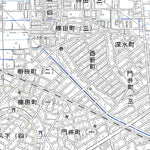 543913 熊谷 （くまがや Kumagaya）, 地形図