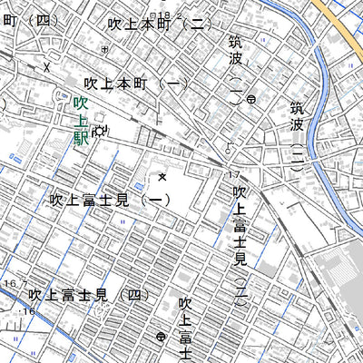 543913 熊谷 （くまがや Kumagaya）, 地形図